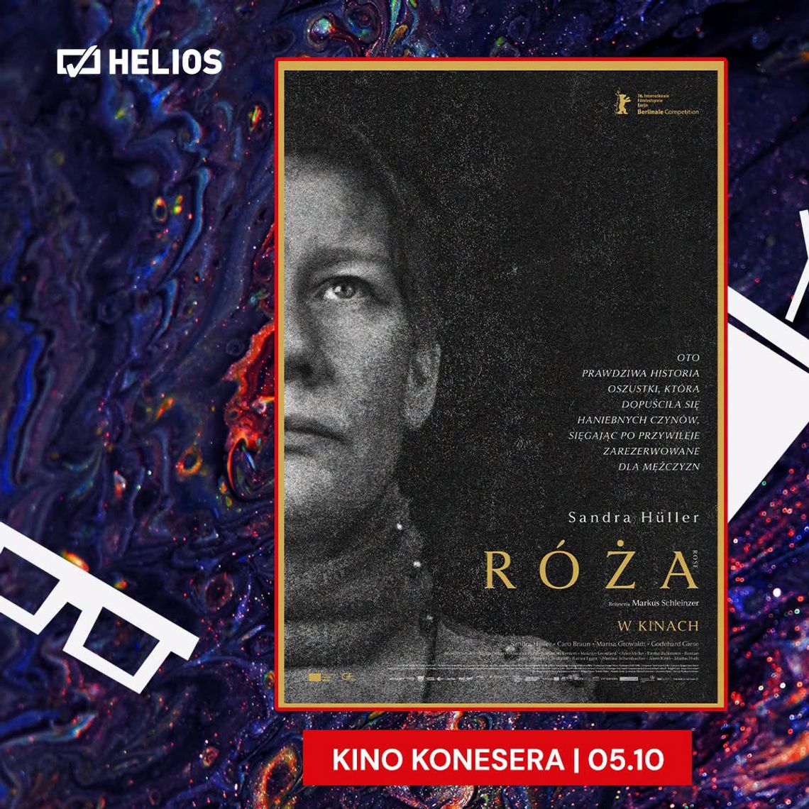 Kino Konesera w Heliosie. Seans filmu "Róża"