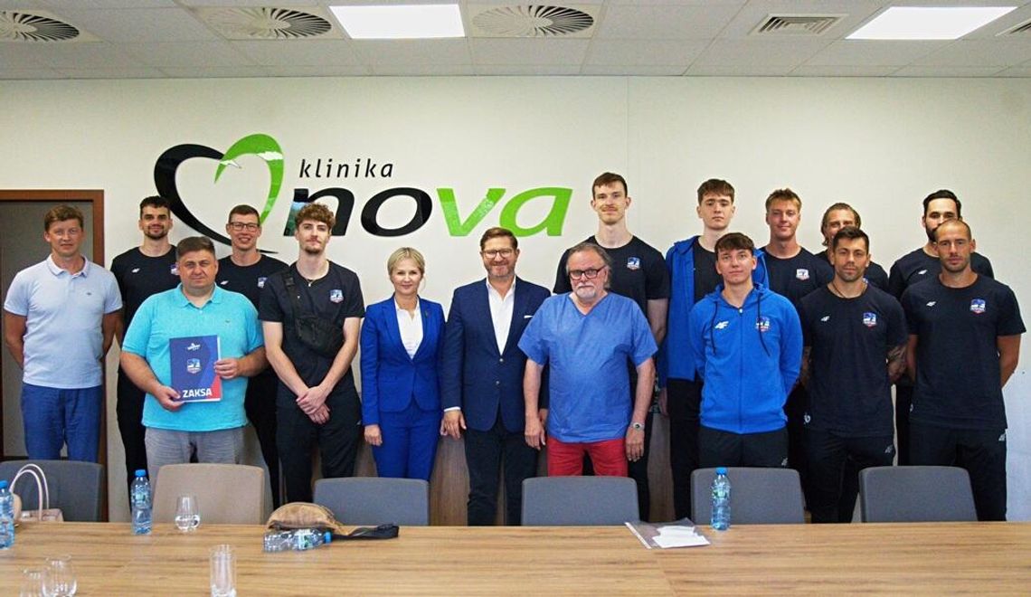 Klinika Nova kontynuuje współpracę z klubem ZAKSA Kędzierzyn-Koźle