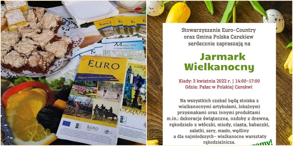 Kolejna ciekawa inicjatywa stowarzyszenia z Polskiej Cerekwi. W tę niedzielę Jarmark Wielkanocny