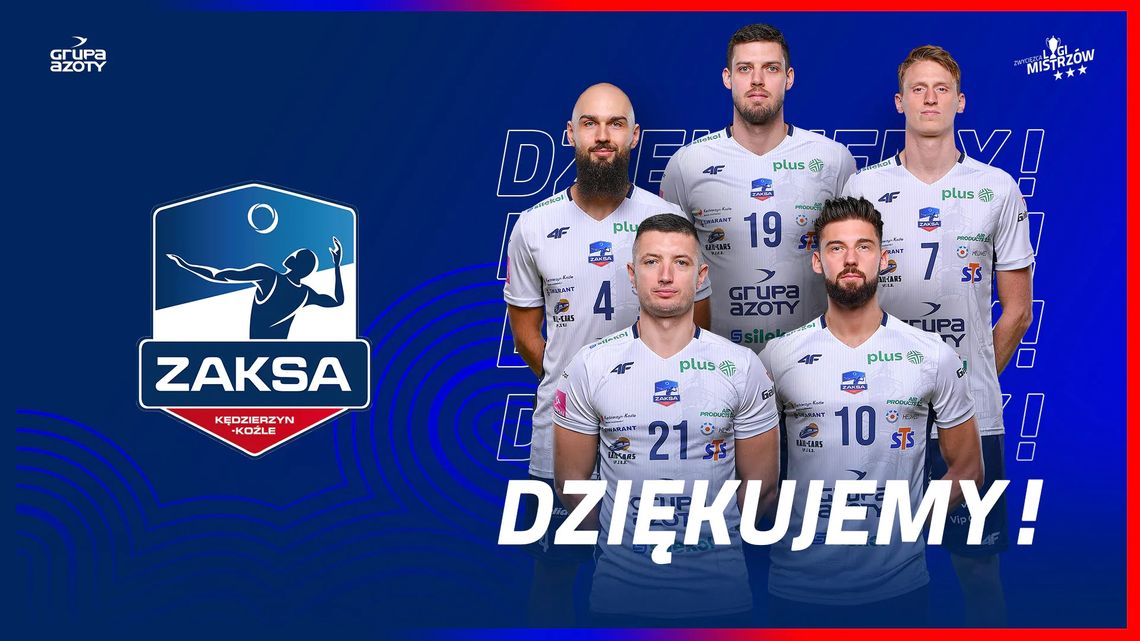 Kolejne pożegnania w Grupie Azoty ZAKSA Kędzierzyn-Koźle