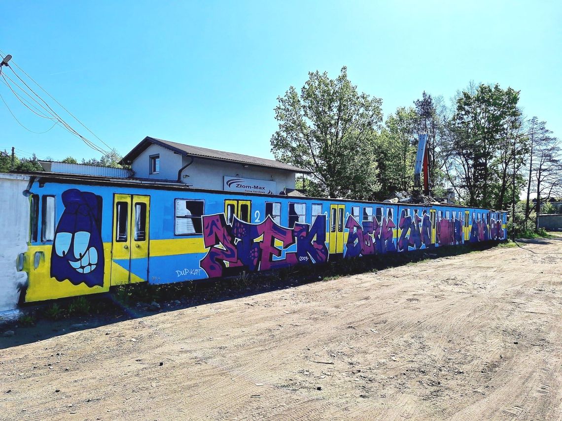 Kolejowy mural w Śródmieściu robi wrażenie. ZDJĘCIA Kolejowy mural w Śródmieściu robi wrażenie. ZDJĘCIA