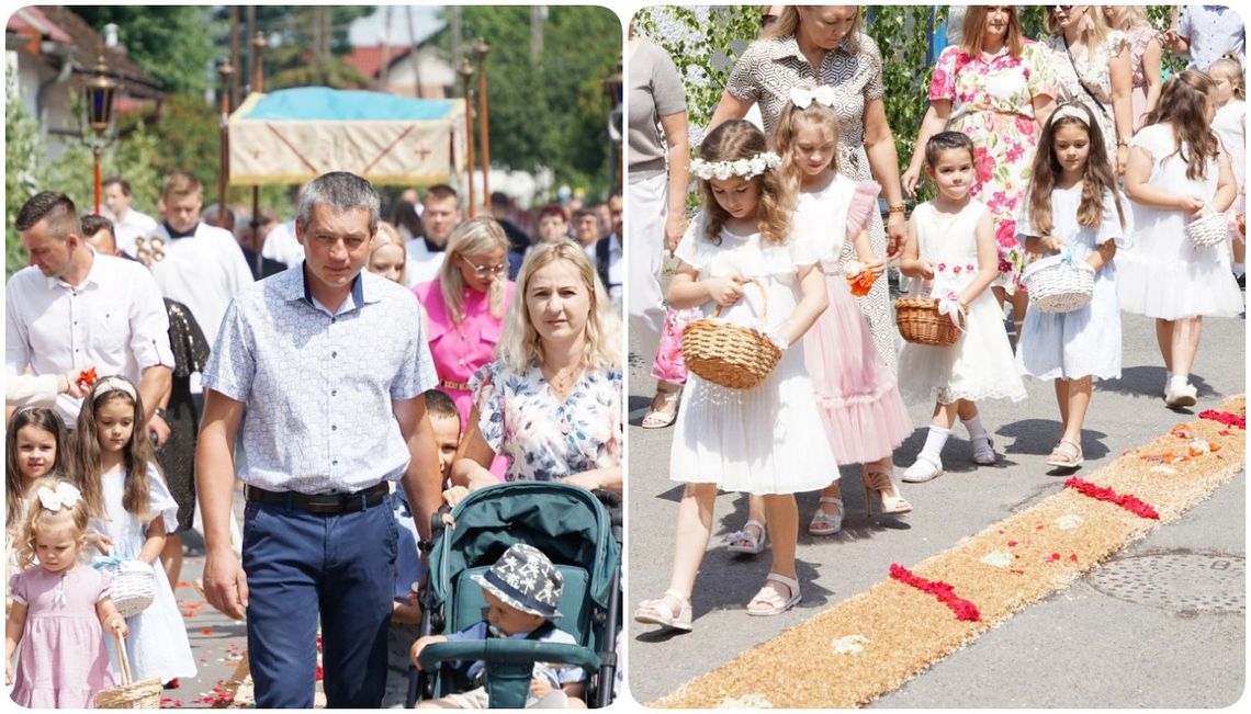 Kolorowa, radosna procesja w Pokrzywnicy. ZDJĘCIA