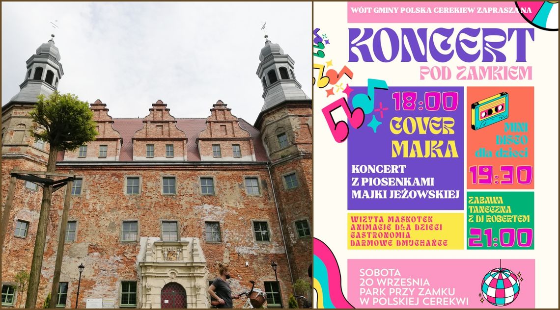 Koncert pod pałacem w Polskiej Cerekwi - muzyka, zabawa i atrakcje dla całych rodzin