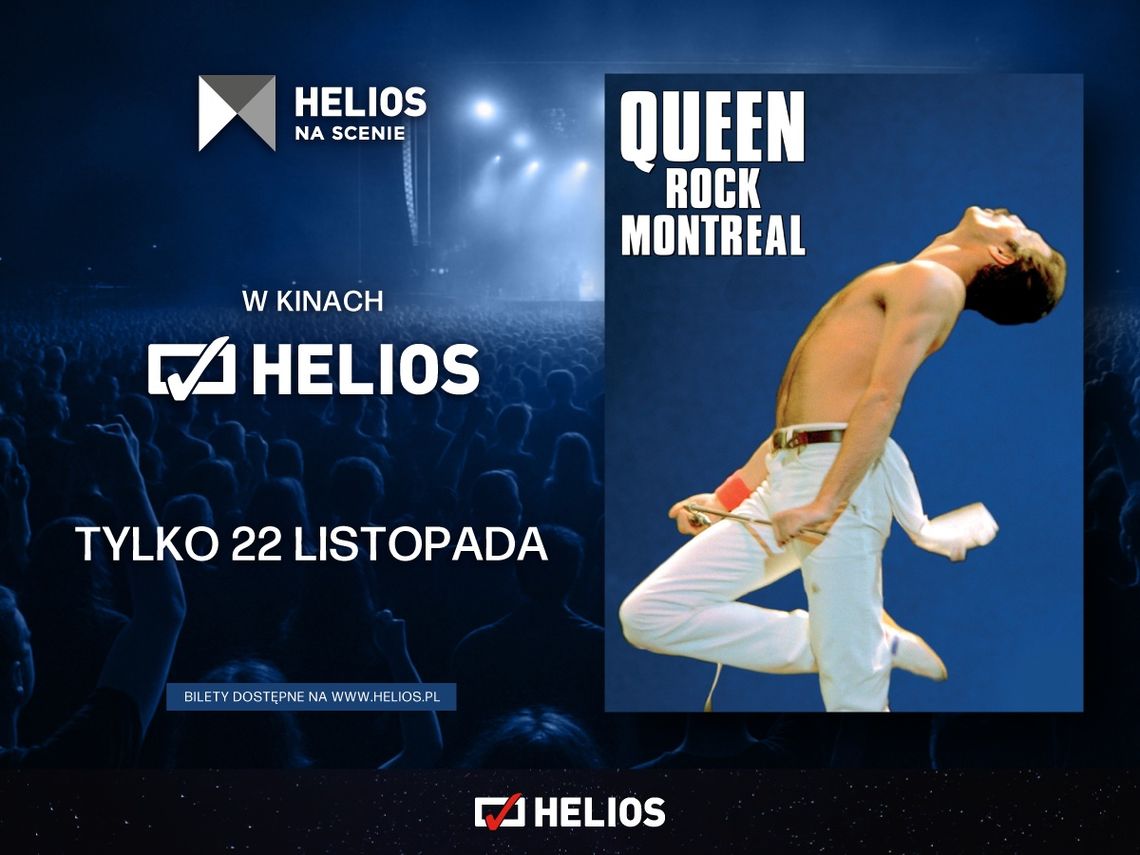 Koncert "Queen Rock Montreal" w kędzierzyńskim kine Helios