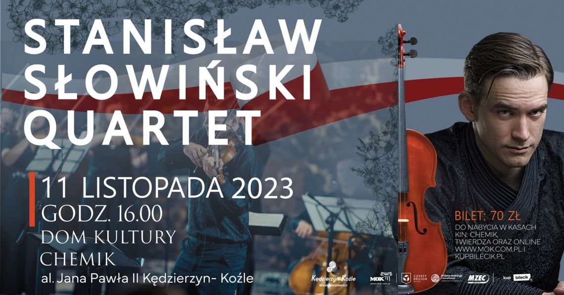Koncert Stanisław Słowiński Quartet w Domu Kultury "Chemik"