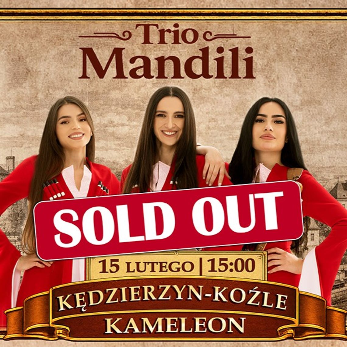Koncert Trio Mandili w Klubie Kameleon wyprzedany