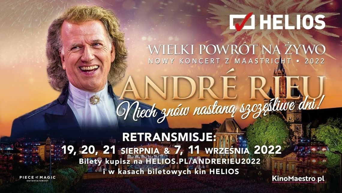 Koncert w kinie Helios: "Niech znów nastaną szczęśliwe dni!"