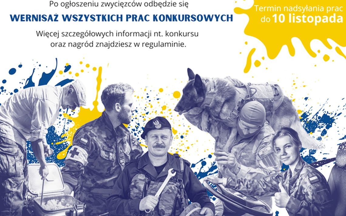 Konkurs z okazji Święta Niepodległości "Służba wojskowa w oczach dzieci i młodzieży"
