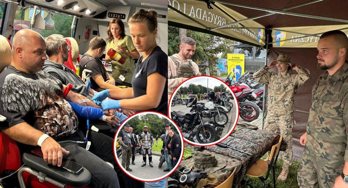 Krew, pasja i pomoc – kolejna edycja „Moto Serca” w Kędzierzynie-Koźlu. ZDJĘCIA