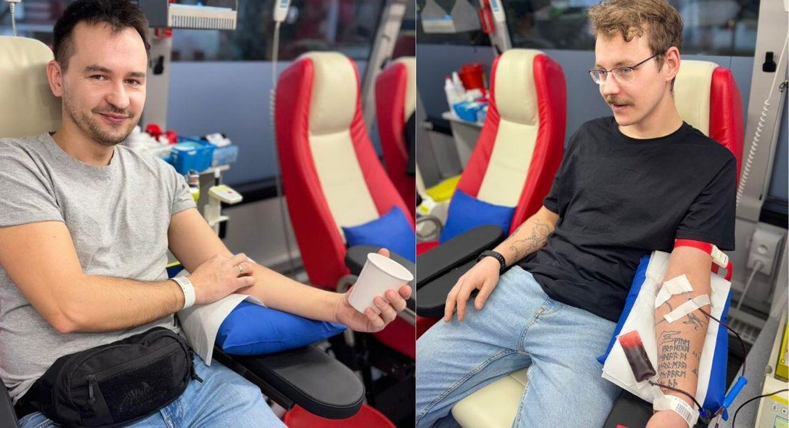 Krew przyszli oddać stali krwiodawcy, jak i osoby, które zdecydowały się pomóc po raz pierwszy