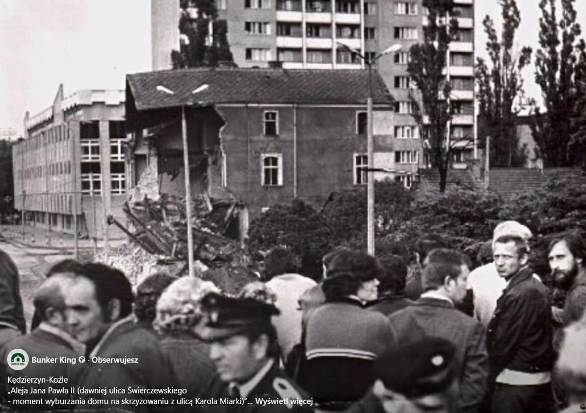 Kto jeszcze pamięta moment wyburzania tego budynku w Kędzierzynie?