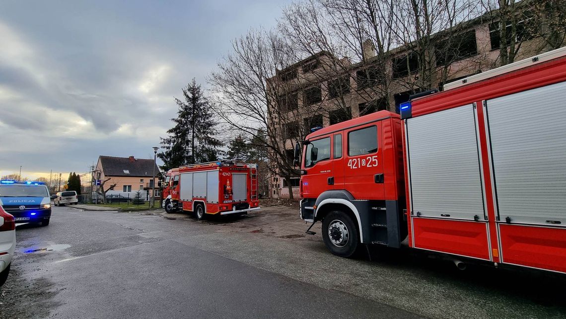 Ktoś opalał kable. Mieszkańcy myśleli, że to pożar