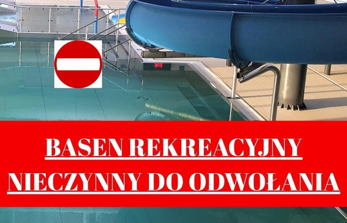 Ktoś znów pomylił WC z niecką basenu rekreacyjnego, który zamknięto do odwołania Ktoś znów pomylił WC z niecką basenu rekreacyjnego, który zamknięto do odwołania