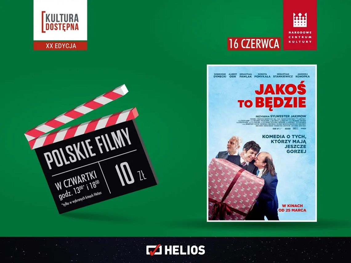 Kultura Dostępna w Heliosie. Seans filmu "Jakoś to będzie"