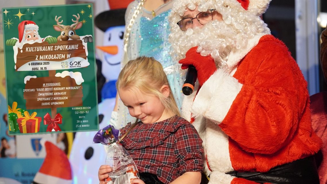 Kulturalne spotkanie z Mikołajem w Reńskiej Wsi