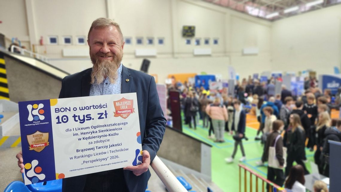 Kuratorium doceniło pracę i potwierdziło profesjonalizm dyrektora kozielskiego liceum