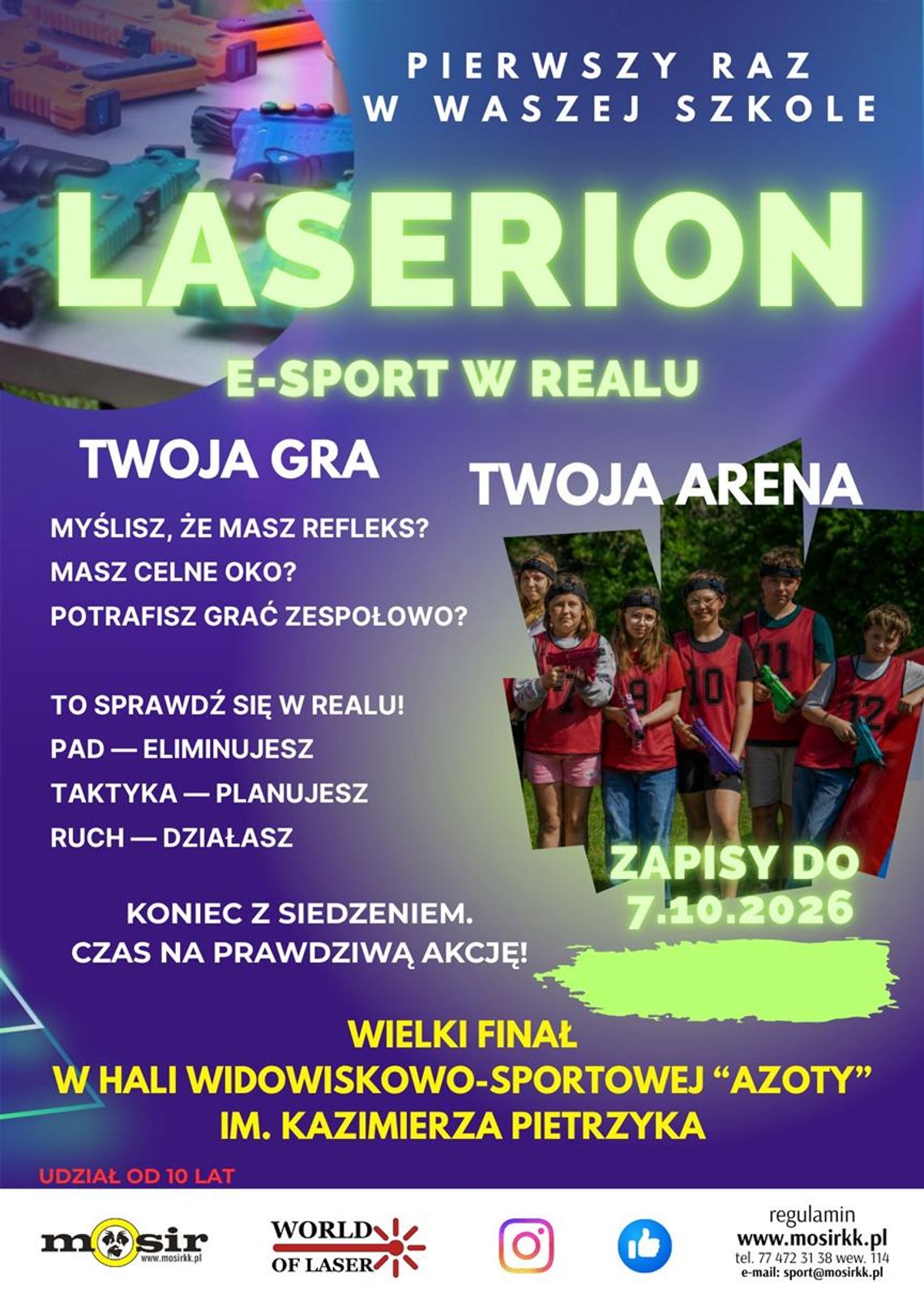 Laserion wkracza do szkół. Rusza nowa liga dla uczniów Laserion wkracza do szkół. Rusza nowa liga dla uczniów