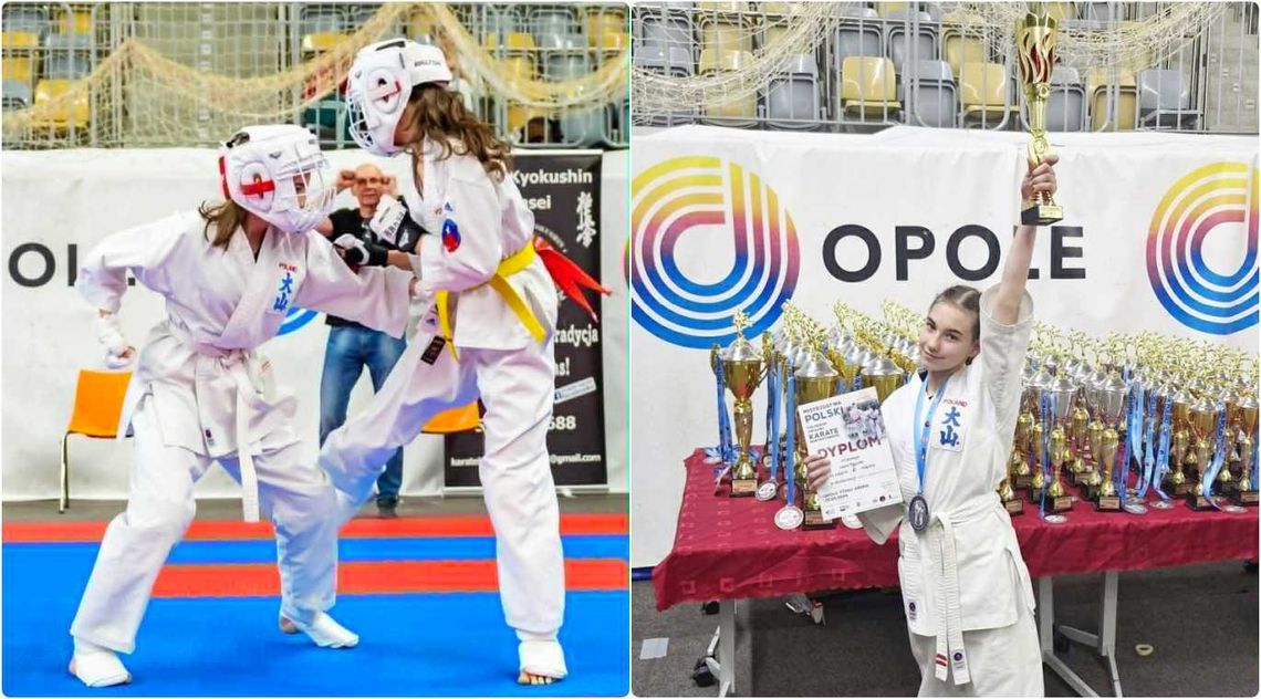 Laura Paczuła wicemistrzynią Polski w karate kontaktowym. ZDJĘCIA
