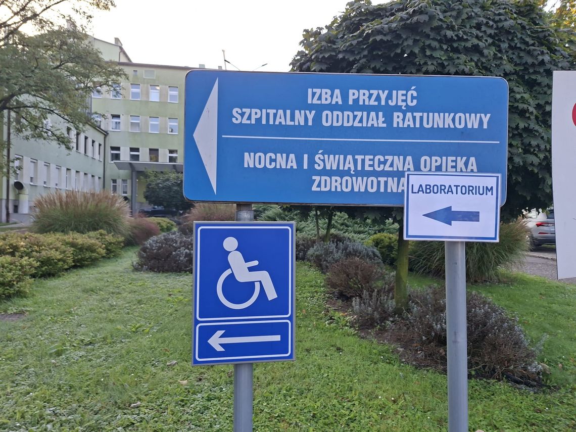 Lepsze dojście do szpitalnego laboratorium. Remont lecznicy wymusił drobną korektę