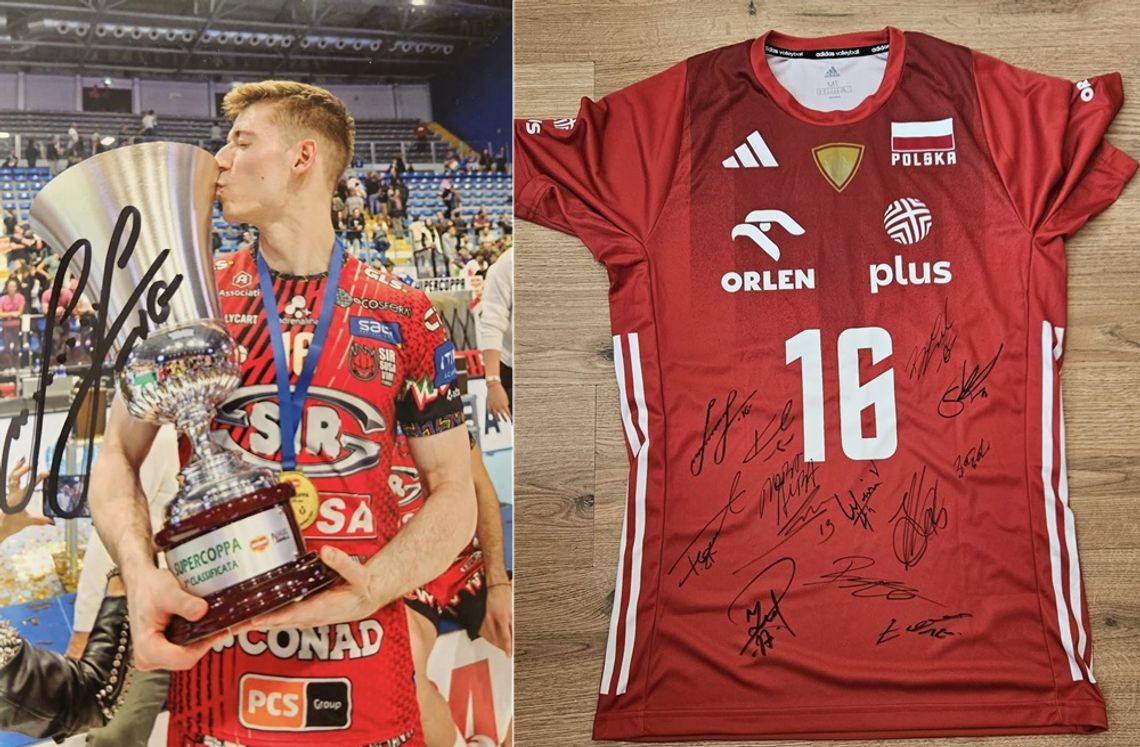 Licytacja koszulki i zdjęcia Kamila Semeniuka na rzecz rady rodziców