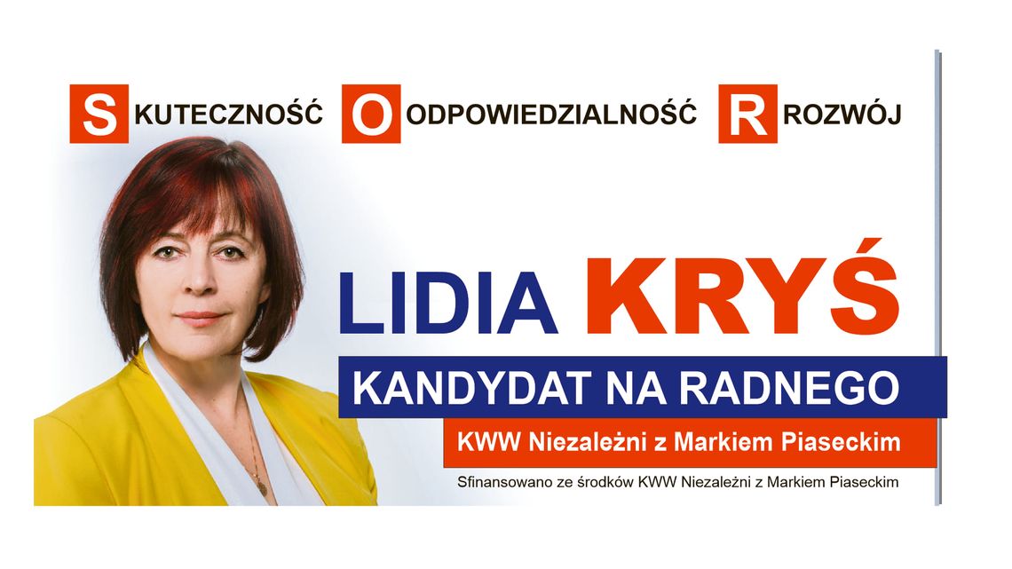 Lidia Kryś będzie walczyła o lepszy los zwierząt