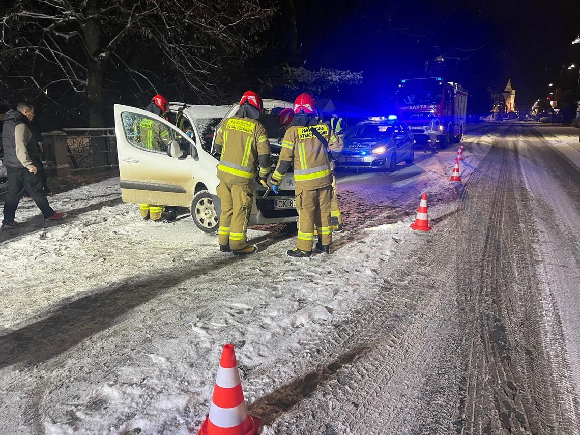 Mandat i punkty karne dla sprawcy sylwestrowej kolizji na ul. Piastowskiej w Koźlu