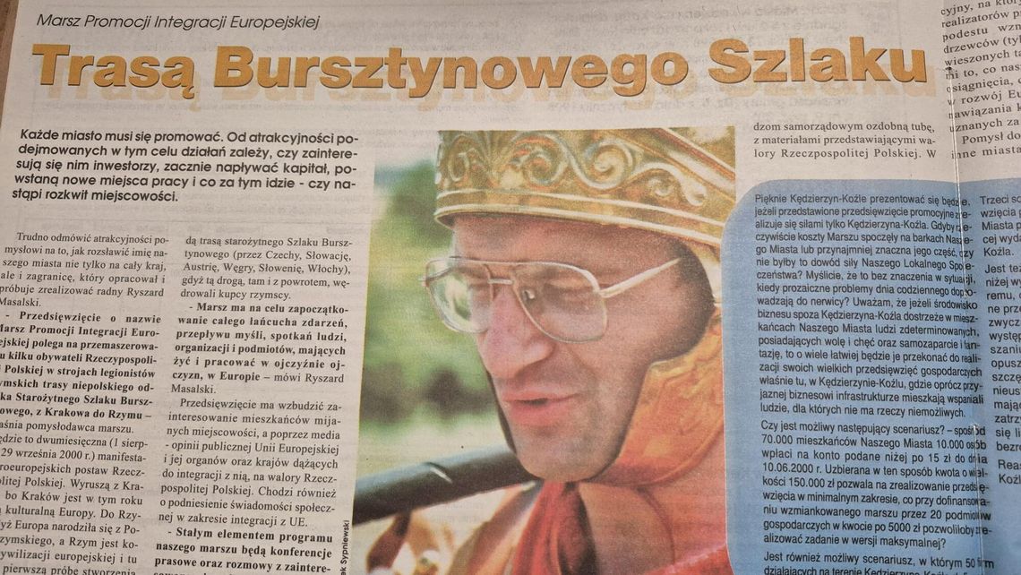 Marsz Promocji Integracji Europejskiej. Trasą Bursztynowego Szlaku Marsz Promocji Integracji Europejskiej. Trasą Bursztynowego Szlaku