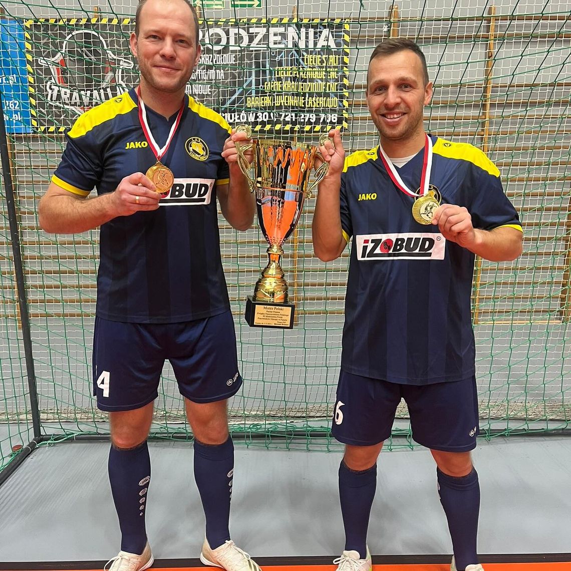 Mateusz Sadyk i Szymon Kupka zostali mistrzami Polski w futsalu