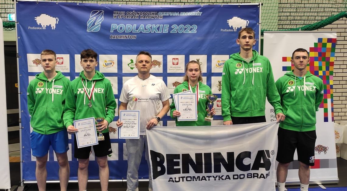 Medale badmintonistów na Ogólnopolskiej Olimpiady Młodzieży