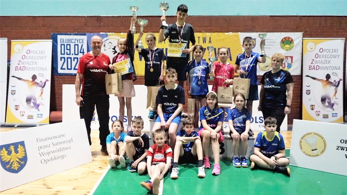 Medale badmintonistów z Kędzierzyna-Koźla w mistrzostwach województwa