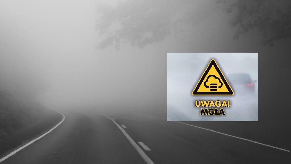 Meteorolodzy ostrzegają przed gęstą mgłą Meteorolodzy ostrzegają przed gęstą mgłą
