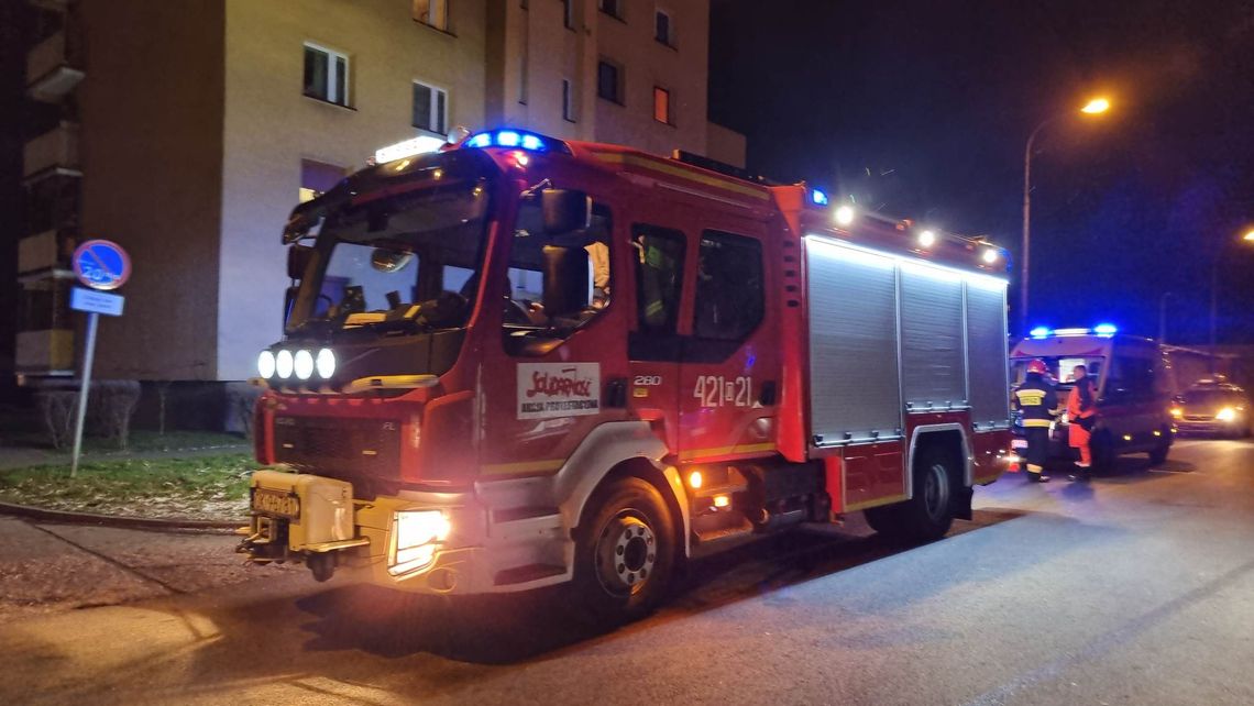 Mężczyzna podtruty tlenkiem węgla trafił do szpitala