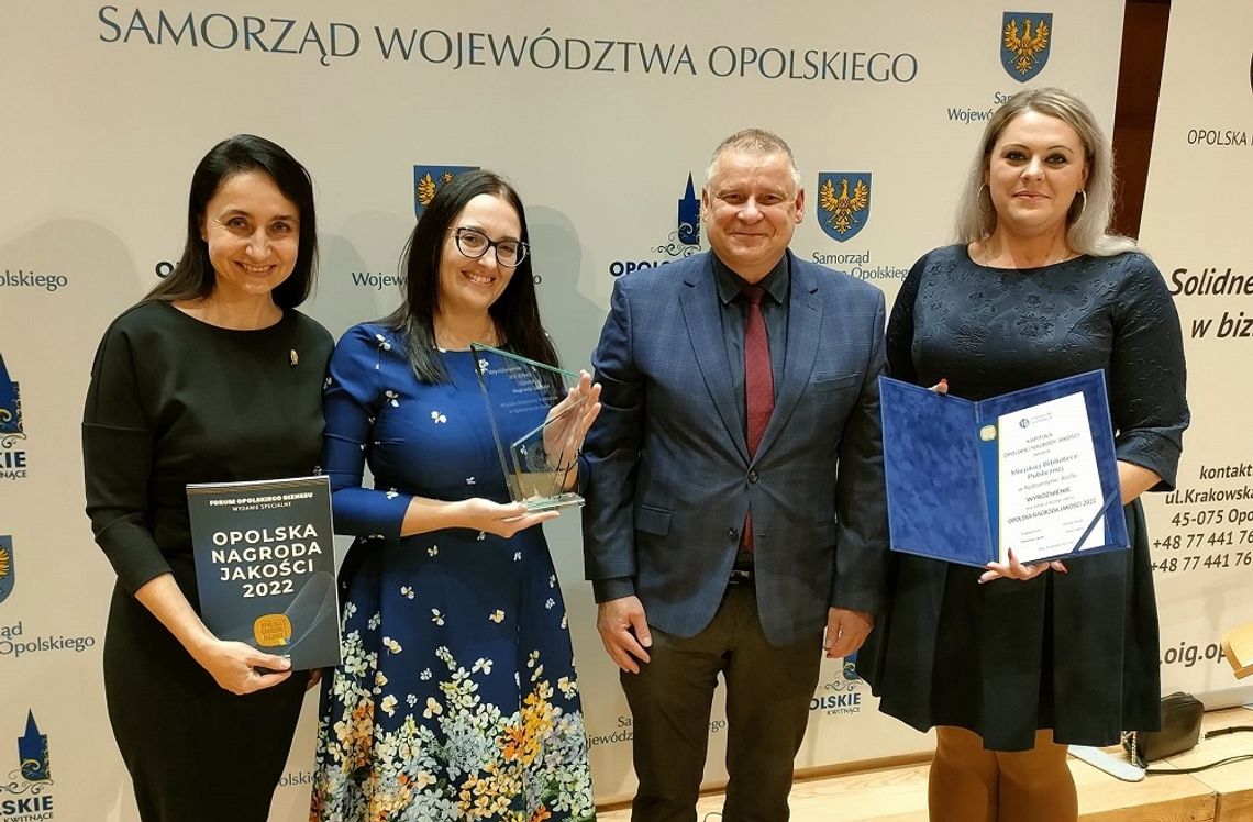 Miejska Biblioteka Publiczna otrzymała wyróżnienie