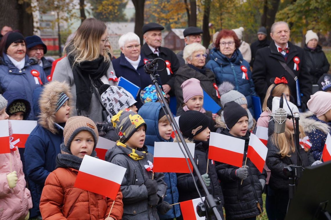Miejskie obchody Święta Niepodległości tradycyjnie przy pomniku marszałka Piłsudskiego