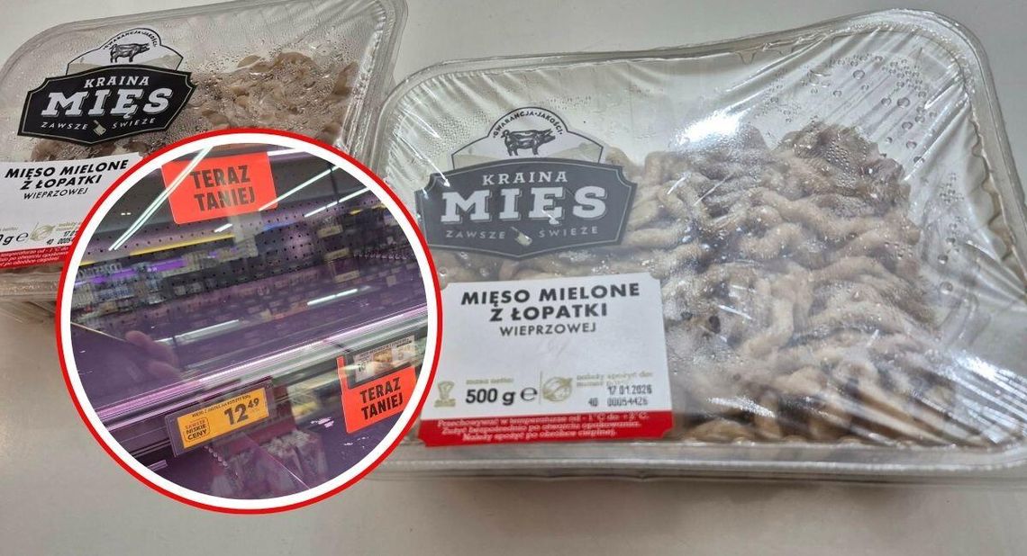 Mięso z Biedronki zrobiło się szare po kilkunastu godzinach. Z półki zniknęła cała partia
