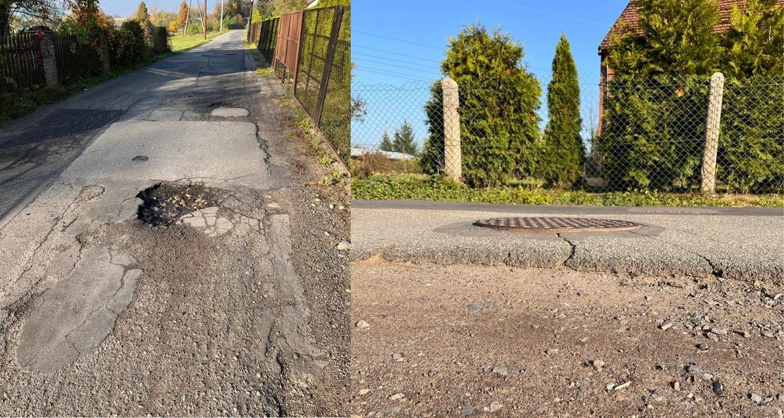 Mieszkańcy chcą, żeby wykonawca obwodnicy naprawił zniszczoną ulicę Nowowiejską