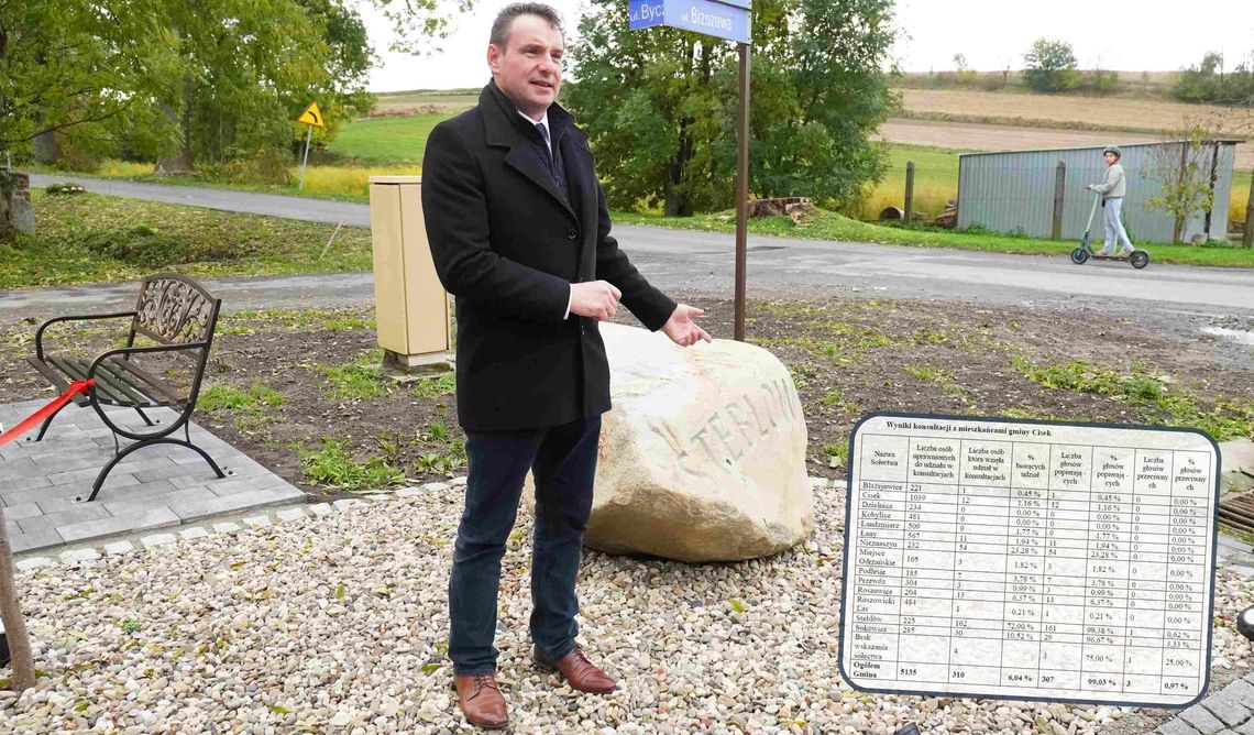 Mieszkańcy gminy Cisek niemal jednomyślnie za zmianą granic