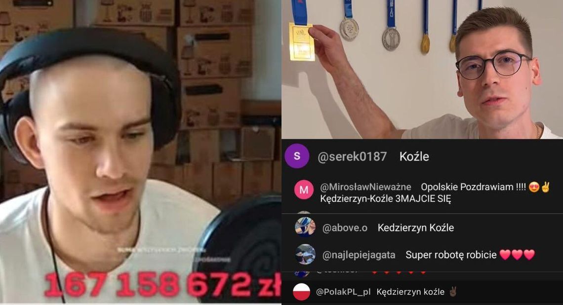 Mieszkańcy Kędzierzyna-Koźla włączyli się w akcję Cancer Fighters. Złoty medal od Kamila Semeniuka