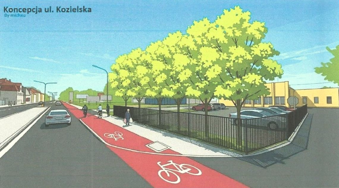 Mieszkaniec proponuje „odbetonowanie” ul. Kozielskiej. Chodzi o zieleń przy parkingu MZK