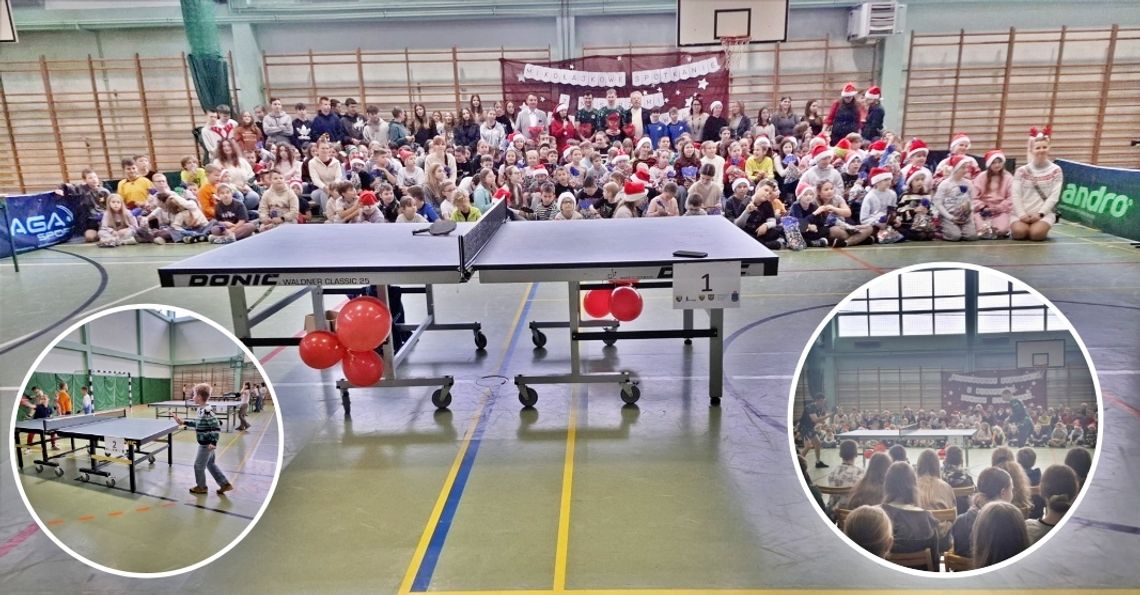 Mikołajkowe spotkanie z mistrzami tenisa stołowego. ZDJĘCIA Mikołajkowe spotkanie z mistrzami tenisa stołowego. ZDJĘCIA
