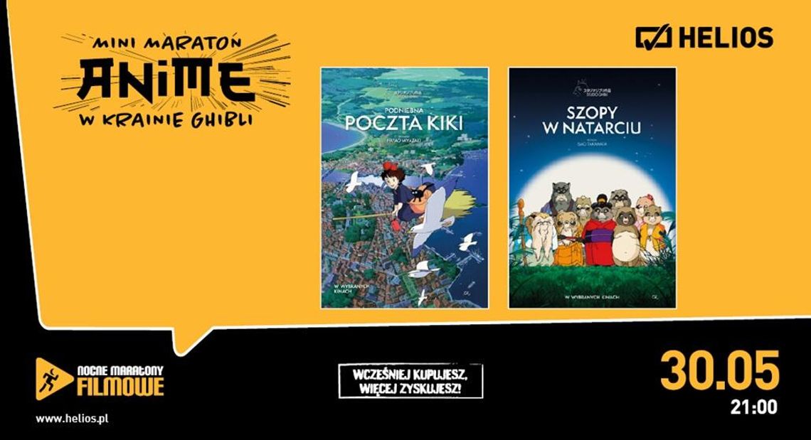 Minimaraton anime "W krainie Ghibli" w kędzierzyńskim Heliosie