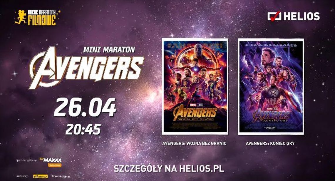 Minimaraton "Avengers" w kinie Helios
