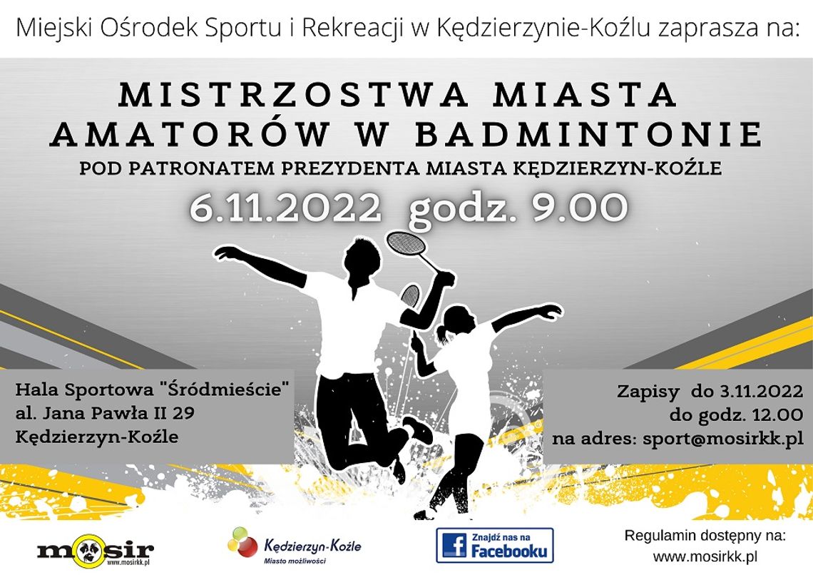 Mistrzostwa miasta amatorów w badmintonie