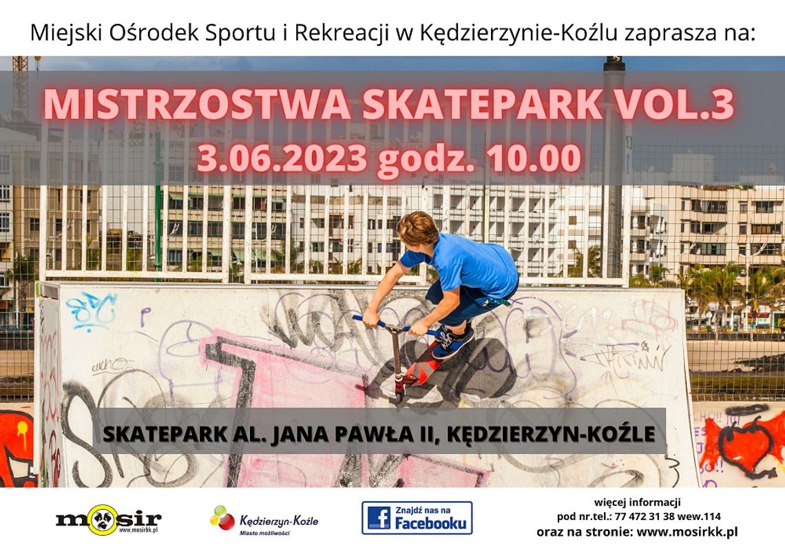 Mistrzostwa Skatepark vol. 3 w Kędzierzynie-Koźlu