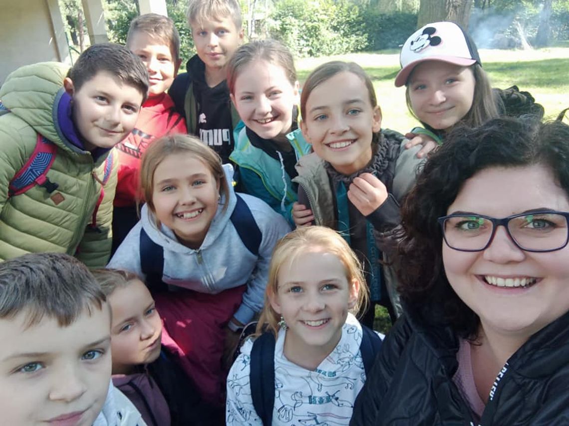 Młodzi gliwiczanie odwiedzili siedzibę Nadleśnictwa Kędzierzyn. ZDJĘCIA