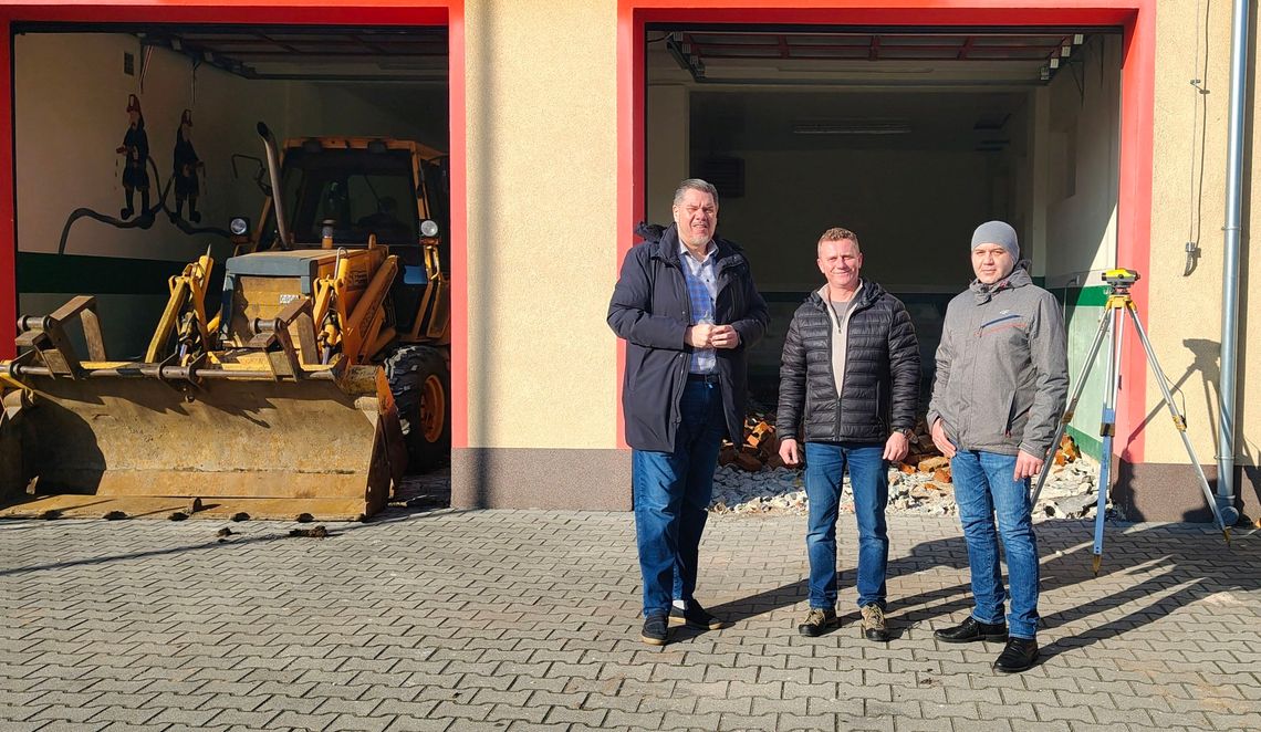 Modernizacja remizy OSP w Długomiłowicach nabiera tempa