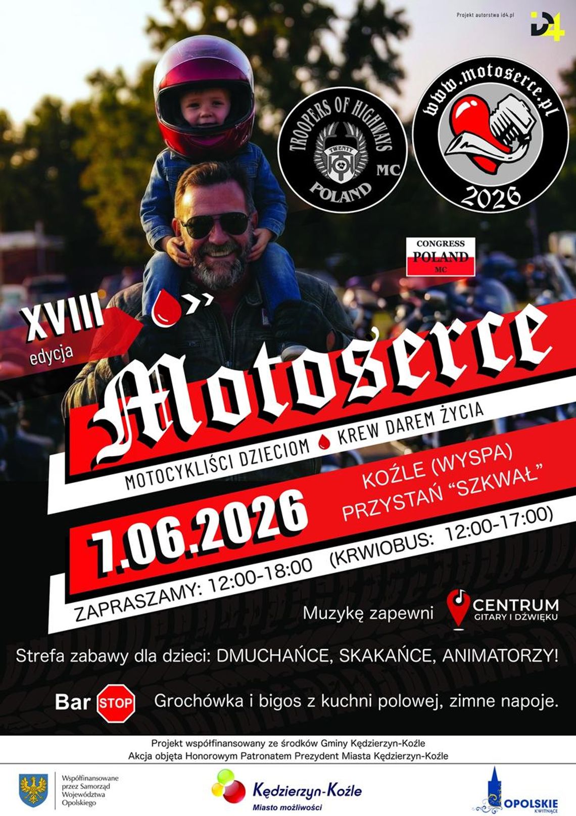 Motocykliści znów pomogą dzieciom. XVIII edycja „Motoserca” w Kędzierzynie-Koźlu