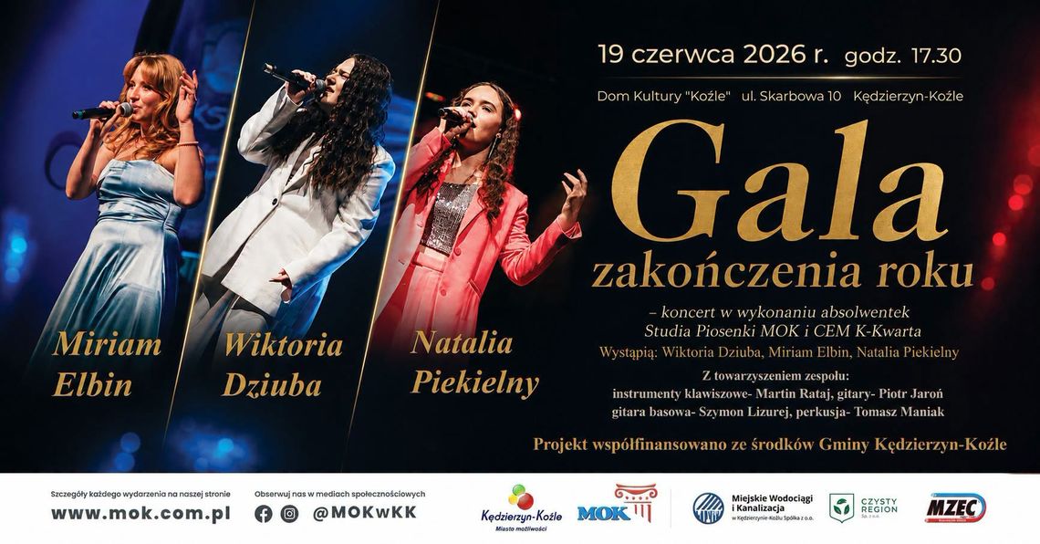 Muzyczna gala zakończenia roku w Dom Kultury „Koźle” Muzyczna gala zakończenia roku w Dom Kultury „Koźle”