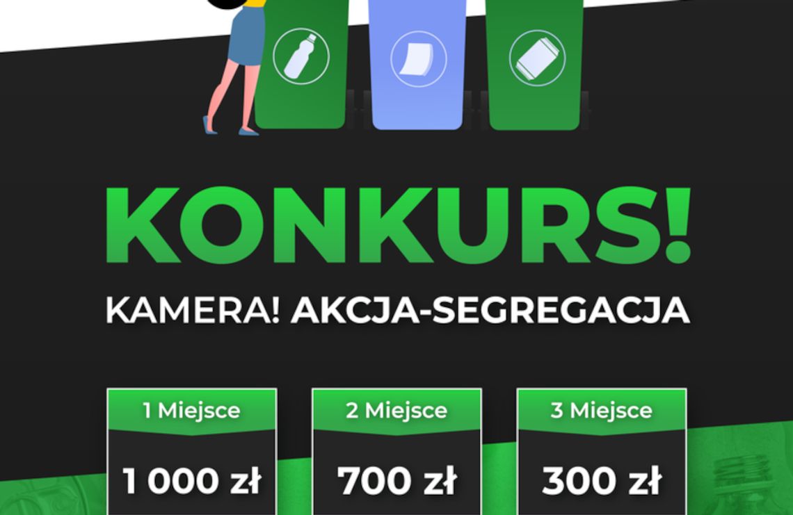 Nagraj film o segregacji odpadów i wygraj nagrody