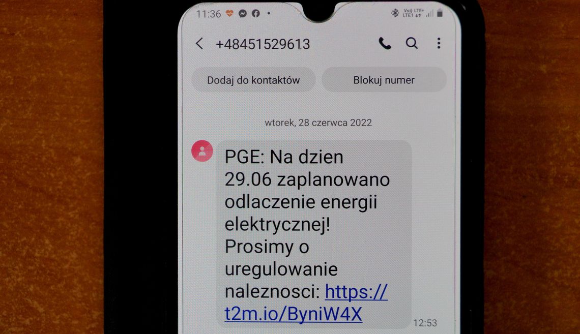 Nasza czytelniczka ostrzega przed próbą wyłudzenia pieniędzy Nasza czytelniczka ostrzega przed próbą wyłudzenia pieniędzy
